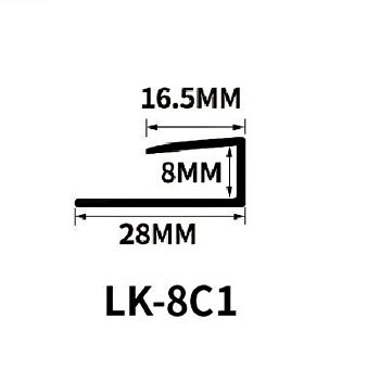 U型spc地板扣条