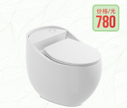 连体式坐便器