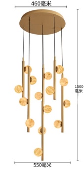 吊灯AD25009-15B