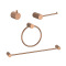 不锈钢毛巾杆纸架衣钩毛巾环浴室卫生间五金挂件套装