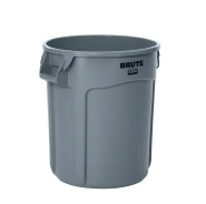 乐柏美 Rubbermaid BRUTE储物桶，不含桶盖，76L，灰色