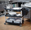 乐柏美Rubbermaid 多用途推车，开放式侧面，承重136.07 kg，黑色 FG409100BLA